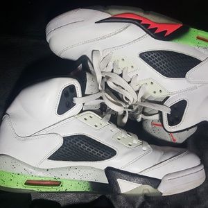 Nike Air Jordan V (5) sz 10 Pro Stars Poison Green